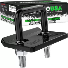 Inc. Rno-htch-tghtnr-x2 Hitch Tightener Anti-rattle Clamp - Heavy Duty Steel Stabilizer For 1.25 And 2 I