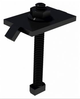 Ironridge 29-70tb-101b Solar Mid Clamps C-e 2.25 Inch T-bolt Black Kit 4pc