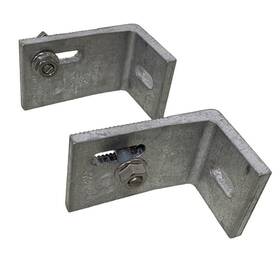 Ironridge 8f8d4278-2d46-4 Lot Of 2 New Assembled Slotted L Foot Mill 461009 Mounting Brackets