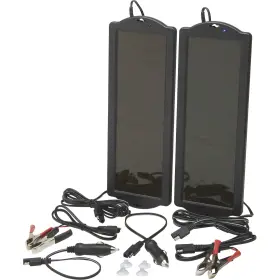 3185418 Ironton 12 Volt Amorphous Solar Panels Twin Pack 1.5 Watts