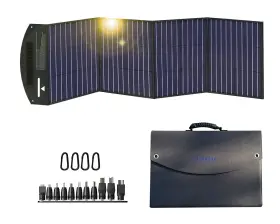 100w Itehil 652507115260 Solar Panel 18 Volt Monocrystalline Kits Portable High Eff