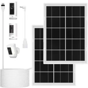 242-ab Itodos 7w Solar Panel For Ring Camera2pack Charger Stick Up Cam C
