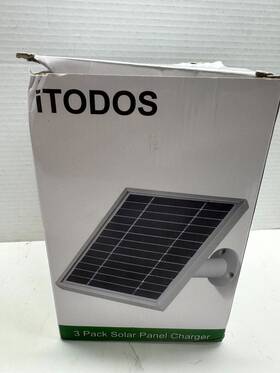 Itodos It0052 Solar Panel Charger For Arlo Pro And 2 Security Cameras 3-pack