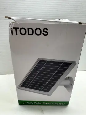 It0052 Itodos Solar Panel Charger For Arlo Pro And 2 Security Cameras 3-pack
