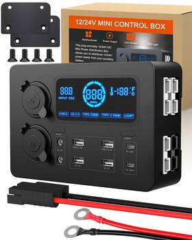 Iztoss Fbm-us2-aos9313-z 12v 100w Multifunction Mini Power Box Camping Electrical System
