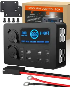 Fbm-us2-aos9313-z Iztoss 12v 100w Multifunction Mini Power Box Camping Electrical System