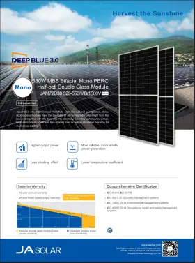 Jam72d30-550 Ja Solar Jam72d30-550/mb Sealed Pallet Of 31 550 W Bifacial Panels -