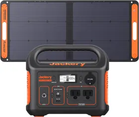 100w Jackery 445056411425 Solar Generator 300 293wh Backup Lithium Battery With 1 Panel 110v/