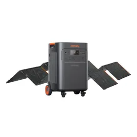 60-5050-usa1a1 Jackery Explorer 5000 Plus Black Power Station With Two 500 X Solar Panels