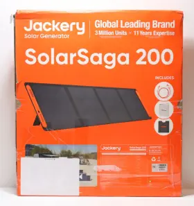 Jackery 854275007567 Solarsaga 200 Solar Panel For Generator