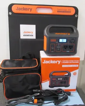 Jackery-explr-300 Jackery Portable Power Station Explorer 300 With Bag And 100w Solar Panel