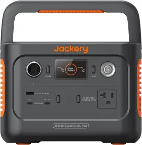 Je-300b  Jackery 300 Plus Portable Power Station 288wh Backup Lifepo4 Battery 300w Ac Outlet