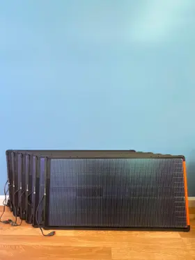 Js-85a Jackery Solarsaga 85 Solar Panels Untested Bundle Of 6