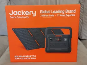 Jsg-304b Jackery 300 Portable Solar Generator Kit 300w