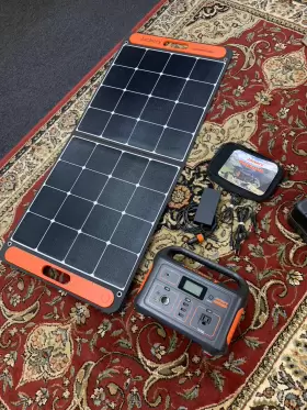 Sg550100 Jackery Explorer 500 Portable Power Station And Solar Saga 100 Panel Kit