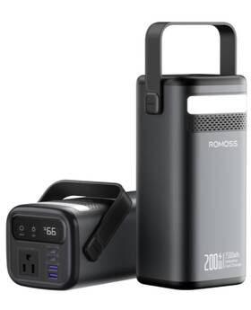 Jiangmen Romoss Technology Co. Ltd. 313116524545 75 000mah 240wh Power Bank Station 200w Ac Outlet 100w Usb-c-ob
