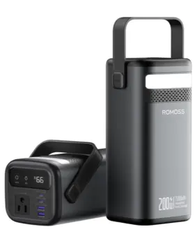 100w Jiangmen Romoss Technology Co. Ltd. 313116524545 75 000mah 240wh Power Bank Station 200w Ac Outlet Usb-c-ob