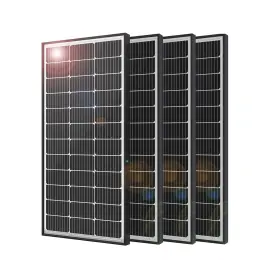 100w Jjn 602835241292 Solar Panel 4pcs 12v Module High Efficiency 9bb Monocrystall Inch