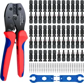 Juyltool 313108048097 Solar Panel Connector 60pcs Crimper Tool Kit For Connecting C
