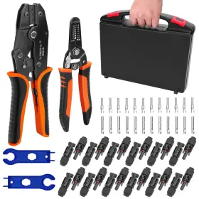 Jzx-24111301 Juzuxi Solar Crimper Tool Set For 14-10 Awg 2.5/4/6 Mm Pv Cable Panel
