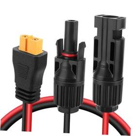 Juzuxi Jzx-25052901 Solar To Xt60 Extension Cable 12awg/4mm Panel Plug 2 Ft
