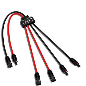 Jxmxrpv 445025025059 Solar Connectors For 2 Panels Tool-free Cable Splitter Ip68