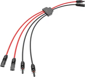 Jxmxrpv 445032046023 Solar Connectors For 2-3-4-6-8 Panels Tool-free Cable Splitter 10awg