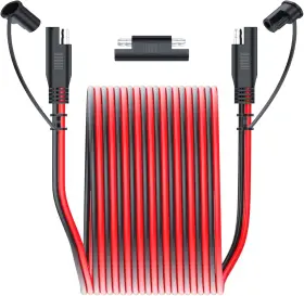 Jxmxrpv 726084033283 10awg 10ft Sae Extension Cable With Quick Disconnect Connector And Polarity