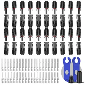 Mxr0011 Jxmxrpv 20 Pairs Solar Connector 10awg 40pcs Panel Cable Connectors Adapter