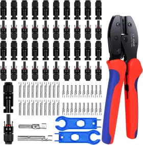 Karidge 445045097036 Solar Cable Connector-crimping Tool Kit - 20 Pairs Male/female Connector