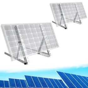 Zj001 Karidge Adjustable Solar Panel Mounting Brackets - 2 Sets 45 Inch Durable Tilt