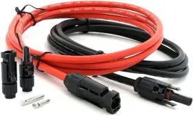 K83102ic Kedakeji 10ft 10awg Solar Extension Cable With Female And Male Connector Panel Wire