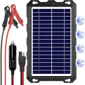 Kepeak 717206464535 15w Solar Battery Trickle Charger And Maintainer 12v / 18v Panel Kit For Car