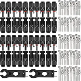 Keygma 445030044069 20 Pairs Male/female Solar Panel Cable Connectors 2 Pieces Spanners For Pv Sola