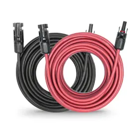 Kimbluth 614164800163 10 Awg Solar Extension Cable 50ft Black Red Ultra Panel Wire Ma