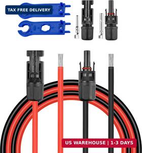 Kimbluth 706531489313 30 Ft 10awg Solar Panel Extension Cable 10 Gauge Cord 5ft 10ft 20ft