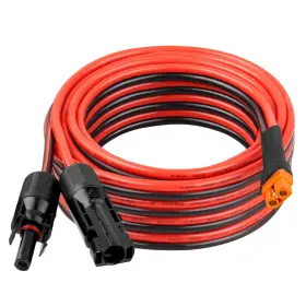 Xt60i Kimbluth 751390178502 10awg 20ft Solar To Extension Cable 3 6 10 35 50 75 100ft Heavy Duty Ad