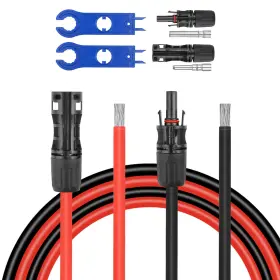 B0fl22chy4 Kimbluth 20feet 8awg Solar Panel Extension Cable 8 Gauge Cord Wire
