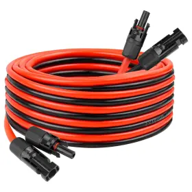 Solar-ex-cable-10awg-10ft Kimbluth 10 Awg Solar Extension Cable 10ft Flexible Panel Wire With Male To Fem