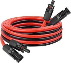 Solar-ex-cable-10awg-5ft Kimbluth 10 Ft Awg Solar Extension Cable Flexible Male To Female Connector Wire