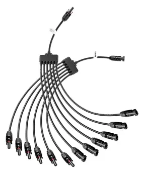 Gfx1 Kiming 749666878515 Solar Y Connector - 1 To 6 Parallel Panel 63cm Extension Hi