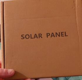Kjk X004q9wkvt 6w 6v Solar Panel With 360 Adjustable Security Mount For