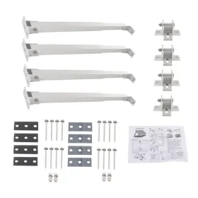 Law269856 Labwork 2 Sets Solar Panel Tilt Mount Bracket 14-27in Aluminum Stand For Rv Boat Roof