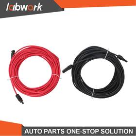 Labwork Tl32017q 4mm 20m Black Red Solar Panel Extension Cable Wire M 4 Connector