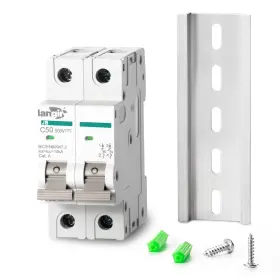 Jb-c-2p-50a Langir Dc Circuit Breaker 2 Poles 50a 500v For Solar Energy System And Other Syst