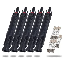 Uslh0080 Leehitech 30a Solar Fuse Holder Inline With Male And Female Connector For Panel A