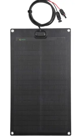 Lensunsolar 756166381636 30w 12v Flexible Solar Panel Etfe Black Thin Monocrystalline High Efficiency