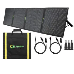 200w Lensunsolar 796647190227 Foldable Solar Panel With Innovative Leg Support To Get Maximum Performa
