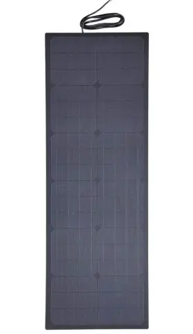 Ap-fles-sg55-ufa-lite Lensunsolar 55w 12v Etfe Black Flexible Solar Panel High Efficiency-lightweight For Outdoor