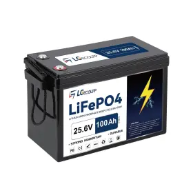 Lge-24100 Lgecolfp 24v 100ah Lifepo4 Lithium Battery Built-in 100a Bms 2560w Power Output Up To